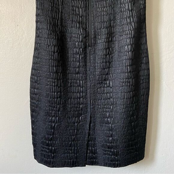 Ellie Tahari Reptile Embossed Print Sheath Dress - Picture 5 of 9
